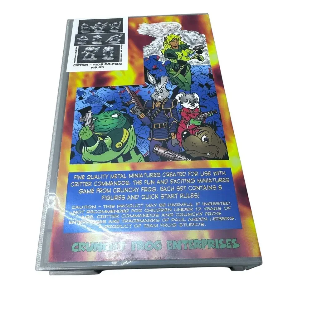 Critter Commandos 2000 Battle Box Fine Metal Miniatures Frogs